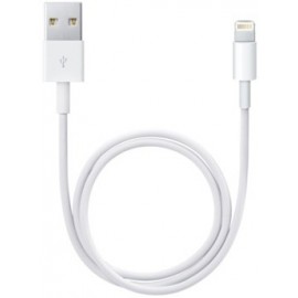APPLE 0.5 m Lightning Cable (Compatible with All Smartphones, Tablets and MP3 player, White, One Cable)