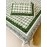 Aartyz Green And Off-white Kalamkari Cotton Bed Spreadsheet | 60x90 Inch