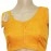 Aartyz Designer Jute/Raw Silk Blouse | Yellow
