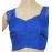 Aartyz Designer Jute/Raw Silk Blouse | Blue