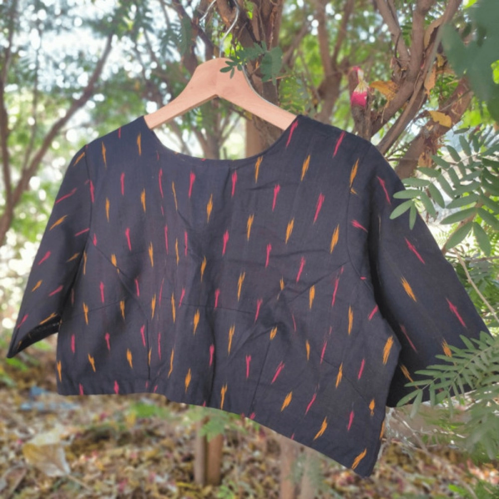 Aartyz Ikt Blouse | Half Sleeve | Dark Blue