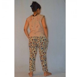 Aartyz Women Kalamkari Straight Pant
