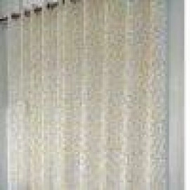 Aartyz Linen Chanderi Silk Window Curtains | Yellow And Grey