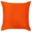 Aartyz Orange Plain V-Cushion Cover | 10 x 10 Inch