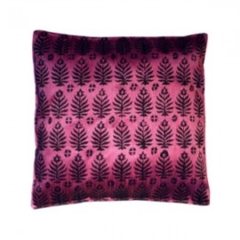 Aartyz Pink Raw Silk Cushion Cover | 10 x 10 Inch