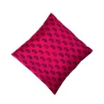 Aartyz Dark Pink Printed Cushion Cover | 16 x 16 Inch