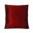 Aartyz Red Raw Silk Cushion Cover With Zigzag Print | 10 x 10 Inch