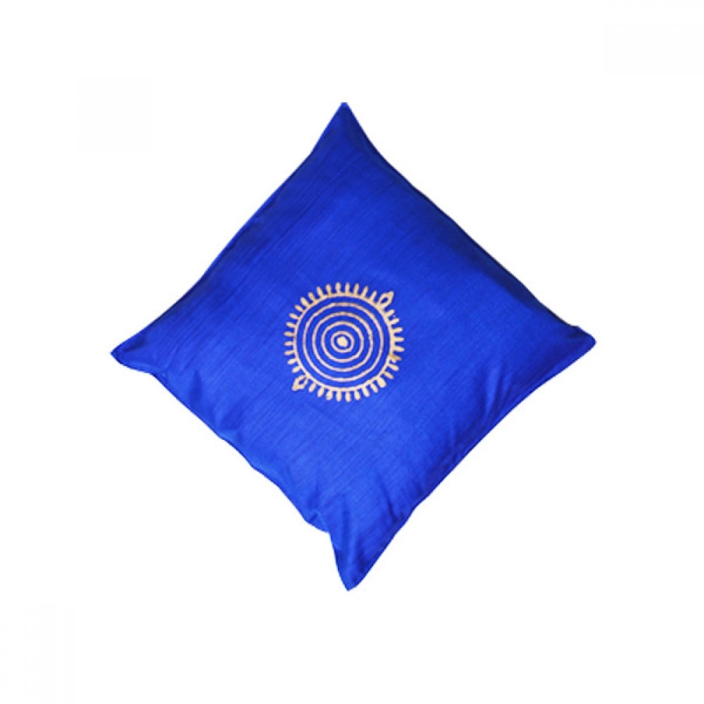 Aartyz Royal Blue Cushion Cover | 10 x 10 Inch