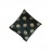 Aartyz Black Cushion Cover With Golden Flowers | 16 x 16 Inch