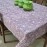 Aartyz Rectangular Cotton Dining Table Cover In Garden All Over Print