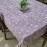 Aartyz Rectangular Cotton Dining Table Cover In Garden All Over Print