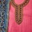 Aartyz Pink Designer Embroidered Kurti Fabric Aartyz Pink Designer Embroidered Kurti Fabric