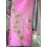 Aartyz Pink Designer Embroidered Kurti Fabric