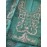 Aartyz Sea Green Hand Embroidered Designer Kurti Fabric