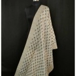 Aartyz Floral Printed Silk Dupatta | White