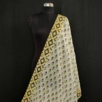 Aartyz Floral Printed Soft Silk Dupatta | White