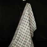 Aartyz Off-White Floral Star Soft Silk Dupatta