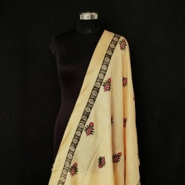 Aartyz Soft Silk Dupatta With Floral Print