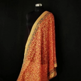 Aartyz Floral Jaal Soft Silk Dupatta