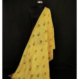 Aartyz Soft Silk Yellow Dupatta