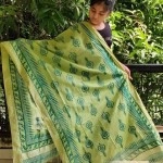 Aartyz Soft Silk Dupatta | Parrot Green 
