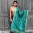 Aartyz Turquoise Soft Silk Dupatta