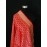 Aartyz Red Pure Banarasi Silk Dupatta With Silver Weave