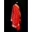 Aartyz Bright Red Banarasi Silk Dupatta