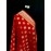 Aartyz Bright Red Banarasi Silk Dupatta