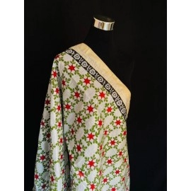 Aartyz Floral Star Soft Silk Dupatta | Off-White 