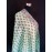 Aartyz Floral Print Sea Green Silk Dupatta
