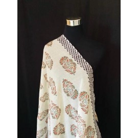Aartyz Soft Cotton Flower Printed Dupatta