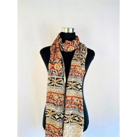 Aartyz Kalamkari Cotton Dupatta | Red