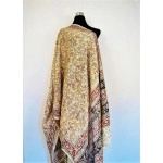 Aartyz Kalamkari Cream Cotton Dupatta