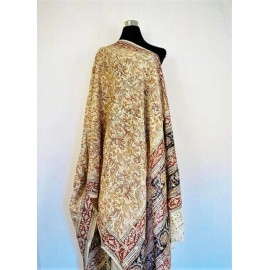 Aartyz Kalamkari Cream Cotton Dupatta