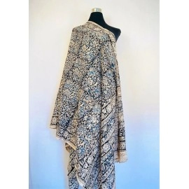 Aartyz Kalamkari Printed Dupatta | Black