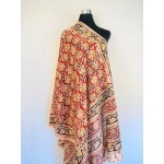 Aartyz Kalamkari Red Cotton Dupatta