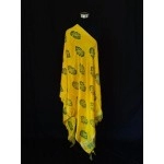 Aartyz Bright Yellow Silk Dupatta