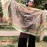 Aartyz White and Brown Chanderi Dupatta
