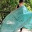 Aartyz Sea Blue Silk Dupatta