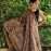 Aartyz Brown Mughal Butta Silk Dupatta