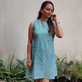 Aartyz Khadi Cotton One Piece