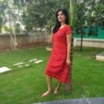 Aartyz Red Khadi Dress
