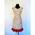 Aartyz Red & White Cotton One Piece