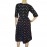 Aartyz Black Ikkat Cotton Dress