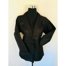 Aartyz Jute Silk / Raw Silk Black Jacket