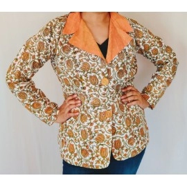 Aartyz Hand Block Printed Ethnic Coat