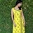 Aartyz Angarkha Pattern Print Sleeveless Kurti | Yellow