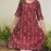 Aartyz Ethnic Hand Block Printed Kurti | Brown