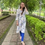 Aartyz Traditional Mukhawta Print Kurta In Kalamkari Silk Fabric